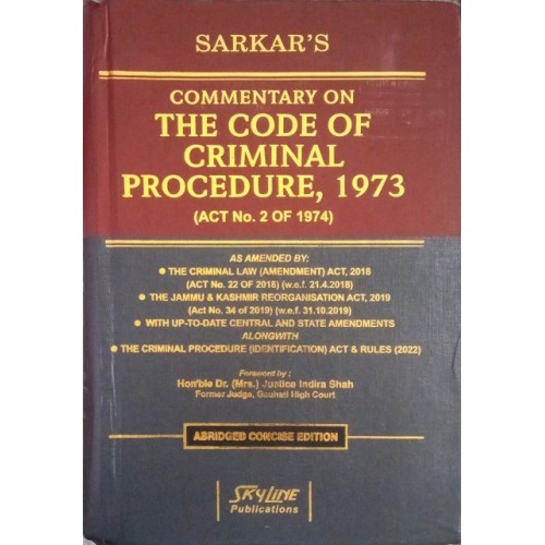 Sarkar's The Code of Criminal Procedure, 1973