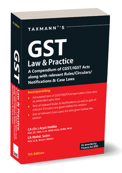 Arpit Haldia Mohd Salim GST Law & Practice