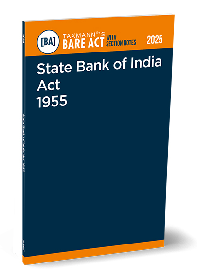 Taxmann State Bank of India Act 1955