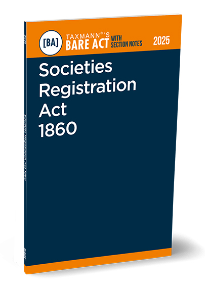 Taxmann Societies Registration Act 1860