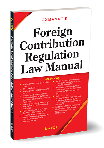 Taxmann Foreign Contribution Regulation Law Manual
