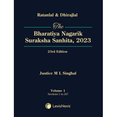 Ratanlal & Dhirajlal The Bharatiya Nagarik Suraksha Sanhita 2023