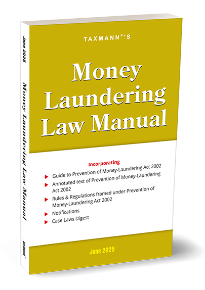 Taxmann Money Laundering Law Manual