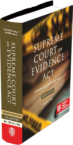Surendra Malik and Sudeep Malik Supreme Court on Evidence Act