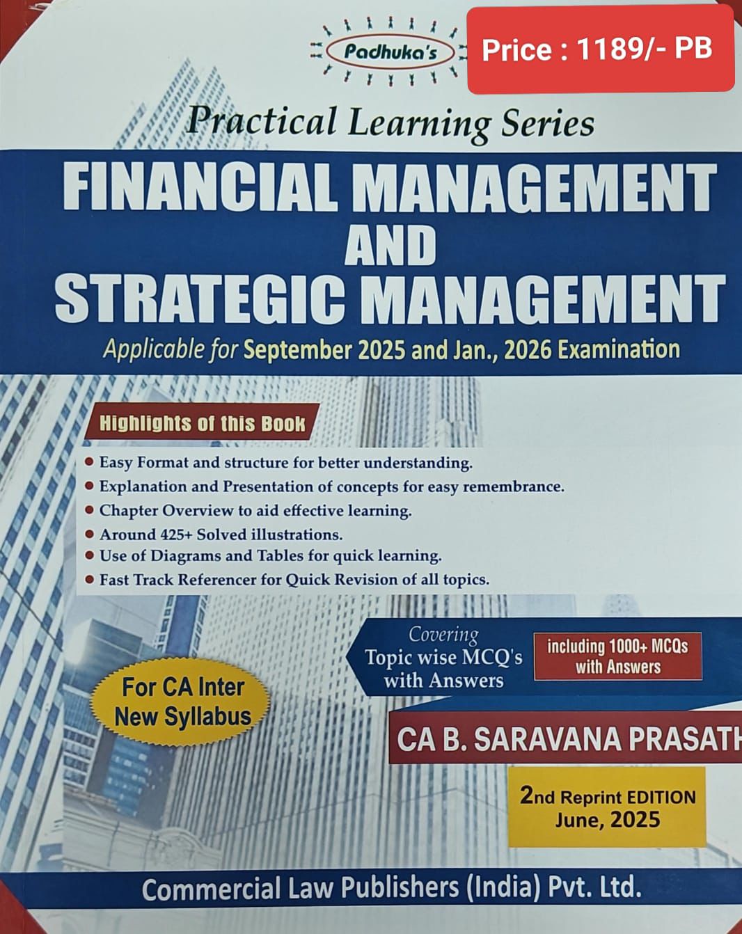 CA B. Saravana Prasath Practical Learning Series Financial Management and Strategic Management