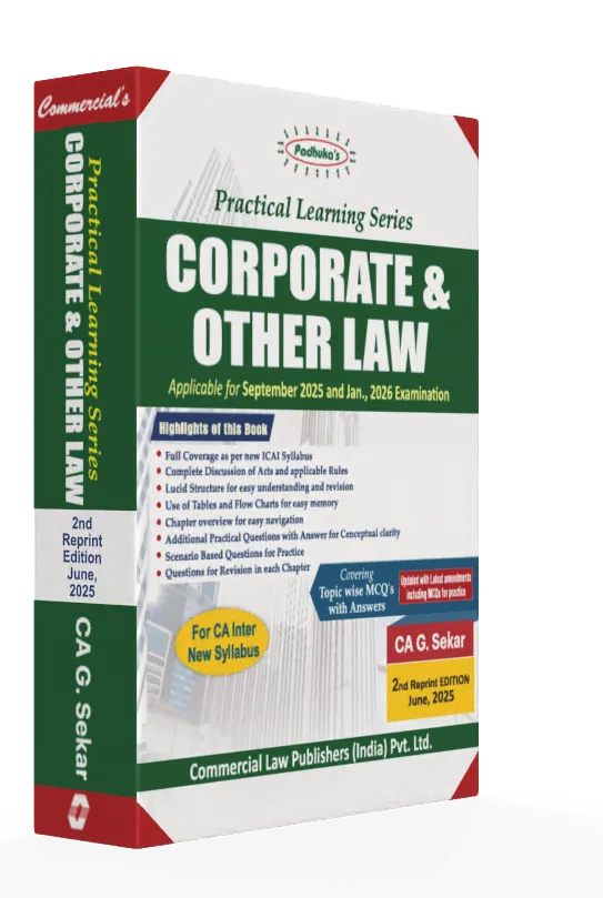 G Sekar CA Inter Padhuka Corporate & Other Law
