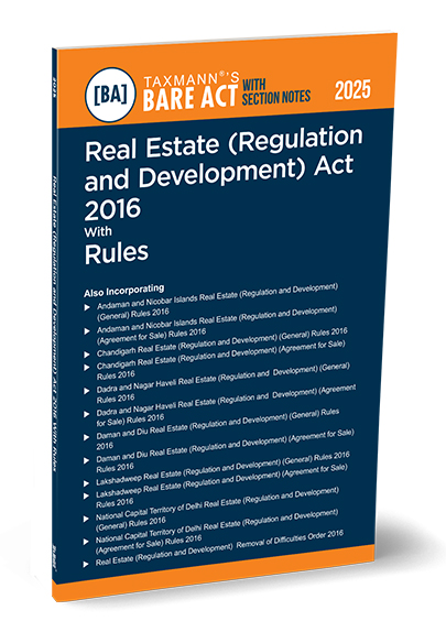 Taxmann Real Estate Regulation and Development Act 2016