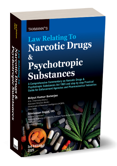 Bidyut Kumar Banerjee, Srinivasan Gopal Law Relating to Narcotic Drugs & Psychotropic Substances
