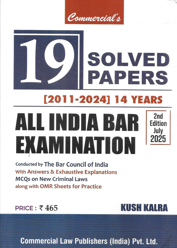 Kush Kalra 19 Solved Papers All India Bar Examination