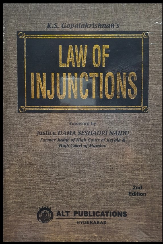 K S Gopalakrishnan Law of Injunctions