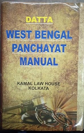 Datta West Bengal Panchayat Manual