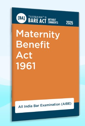 Taxmann Maternity Benefit Act 1961