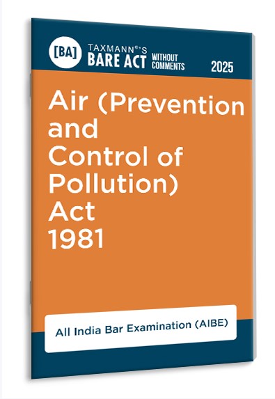 Taxmann Air (Prevention and Control of Pollution) Act 1981