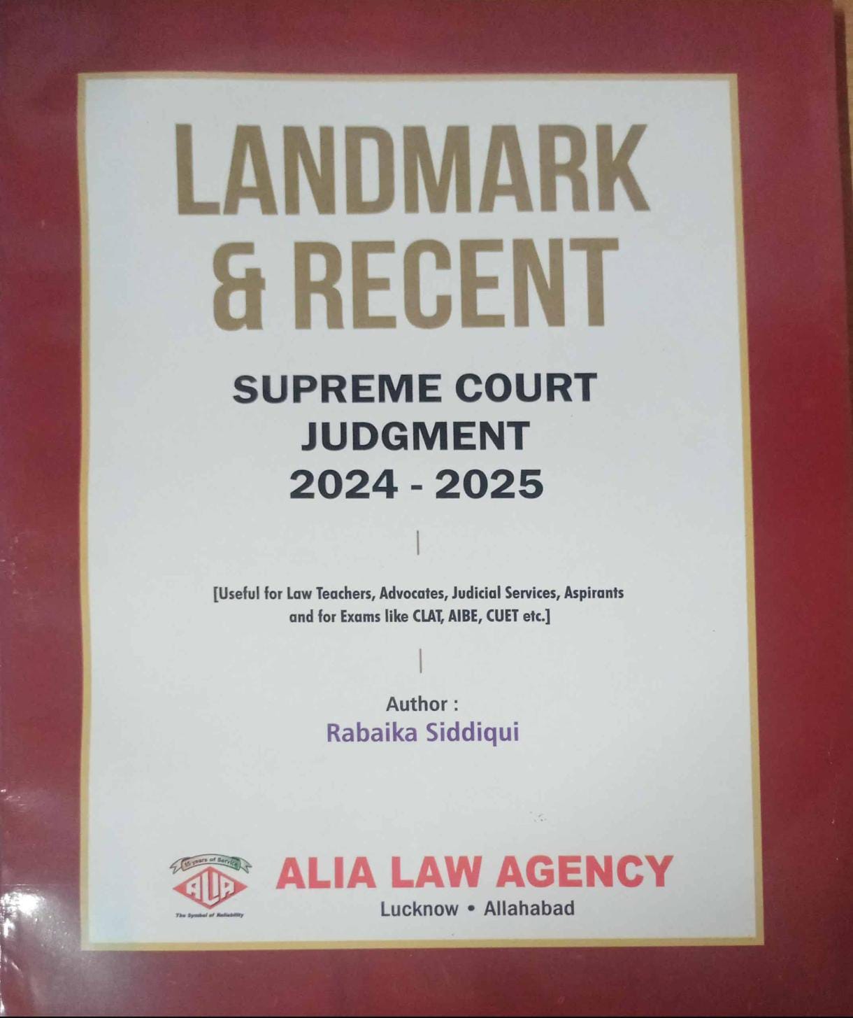 Bhuvan Landmark & Recent Supreme Court Judgments 2024-2025