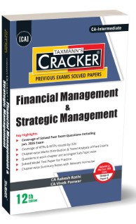 CA Rakesh Batra  CA Vivek Pahwa Taxmann CRACKER  Financial Management & Strategic Management CA Intermediate