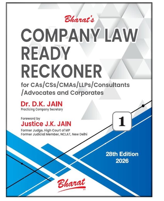 Dr D K Jain Bharat Company Law Ready Reckoner