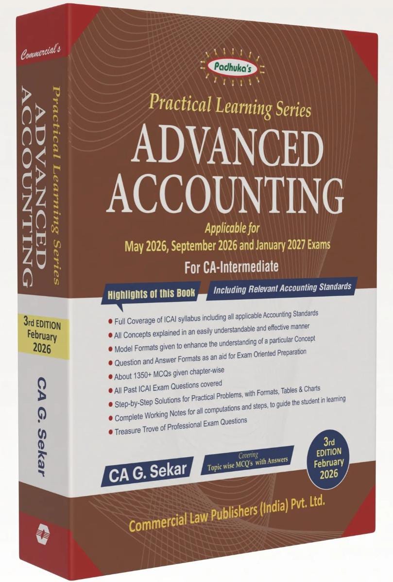 Practical Learning Series  Advanced Accounting CA G Sekar