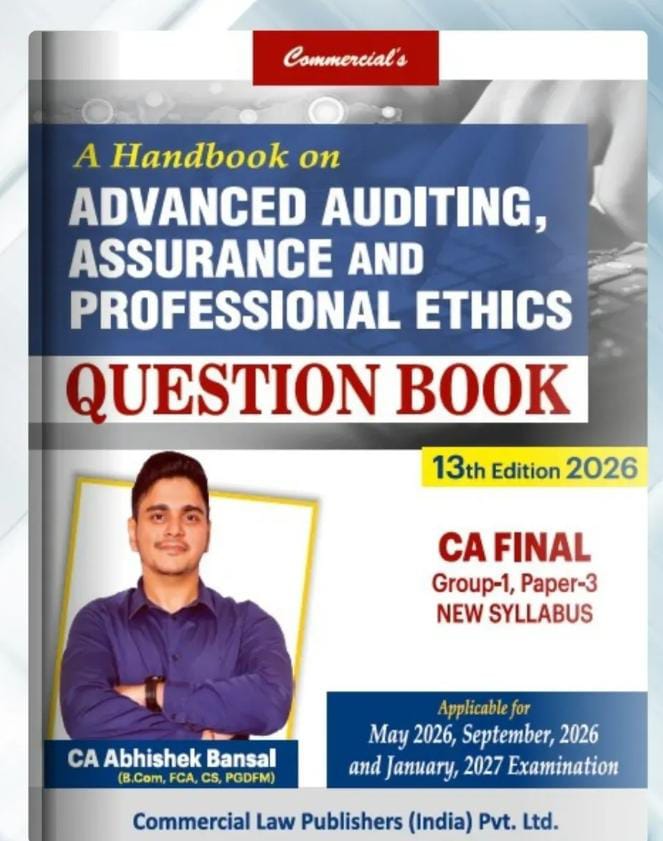 A Handbook on Advanced Auditing Assurance and Professional Ethics CA Abhishek Bansal 13th edition