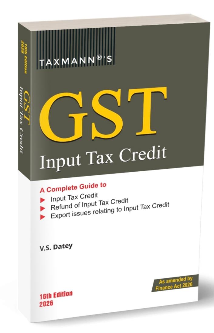 V S Datey GST Input Tax Credit