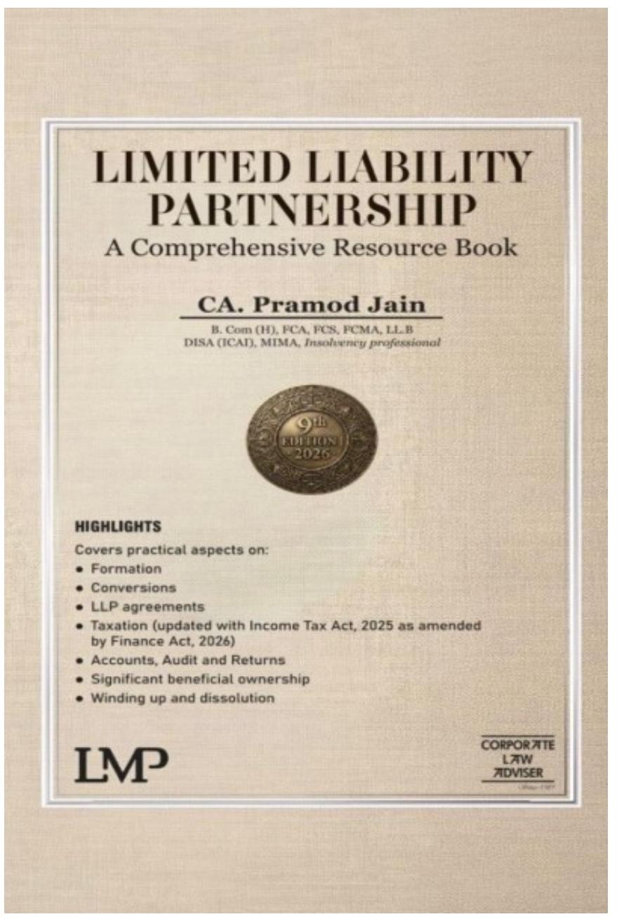 Pramod Jain Limited Liability Partnership Law Practice & Procedures