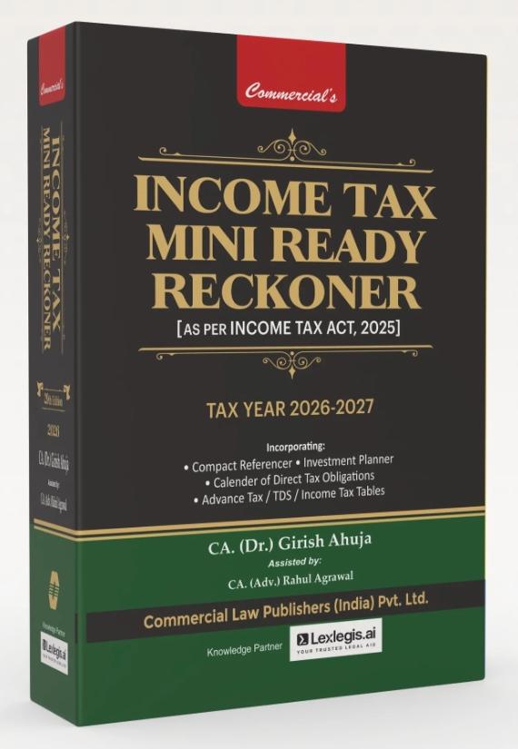Girish Ahuja Income Tax Mini Ready Reckoner Tax Year 2026 2027