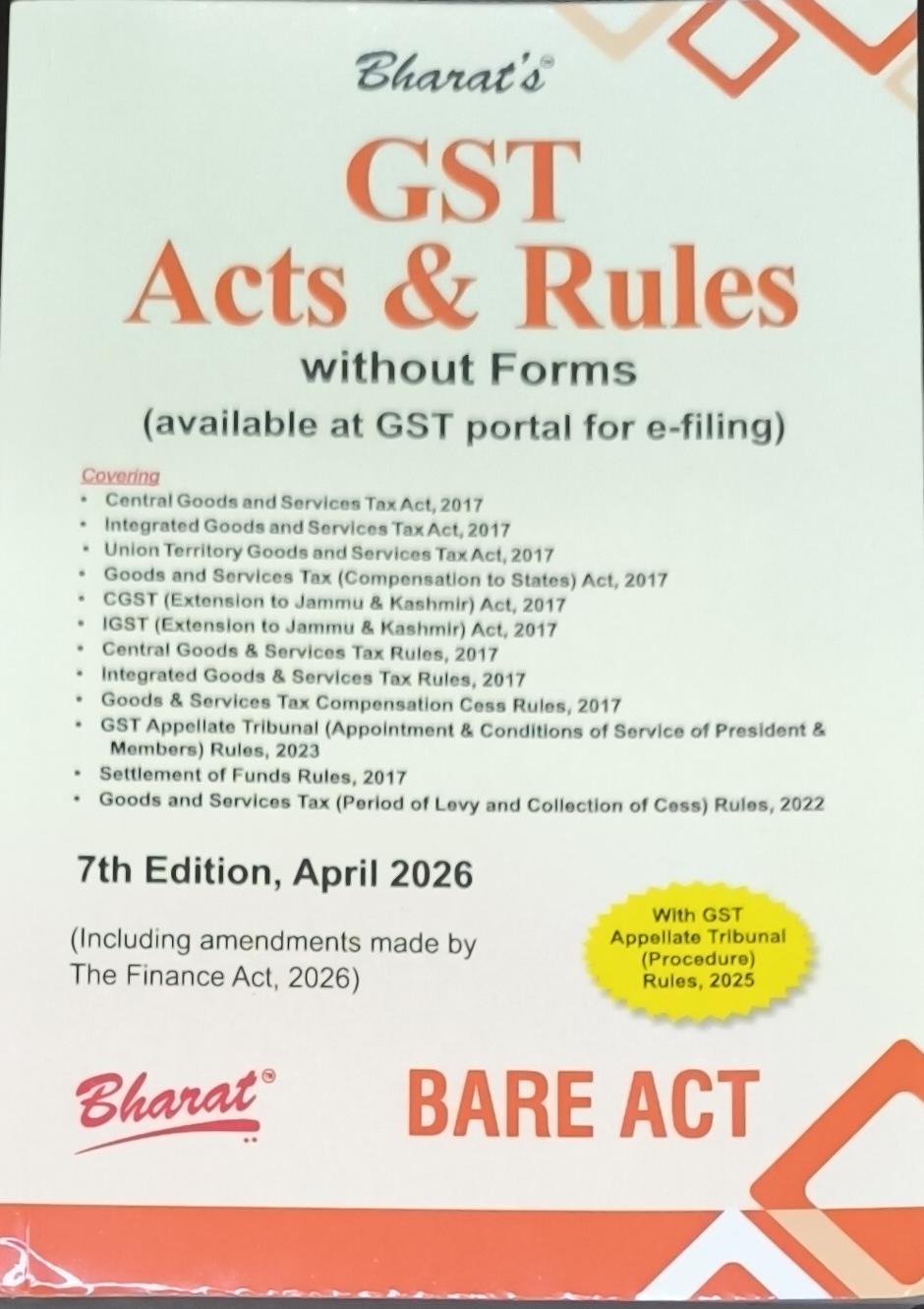 Bharat GST Acts Rules without Forms