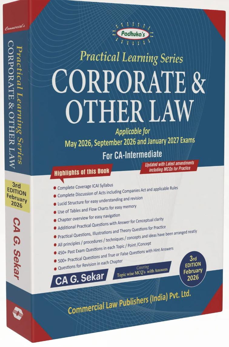 G Sekar Practical Learning Series Corporate other Law