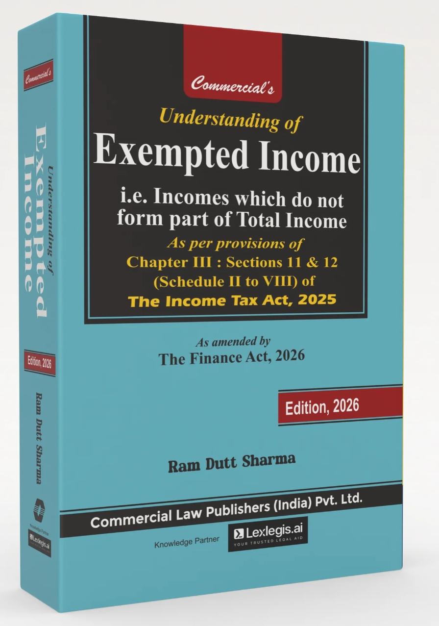 Ram Dutt Sharma Understanding of Exempted Income